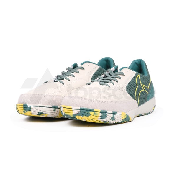 ORTUSEIGHT JOGOSALA VANQUISH BONE DARK GREEN LIME FUTSAL SHOES